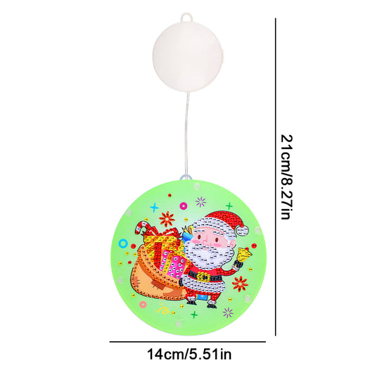 Double Sided Christmas Diamond Painting Battery Powered Chandelier for Home Room