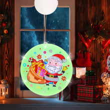 Load image into Gallery viewer, Double Sided Christmas Diamond Painting Battery Powered Chandelier for Home Room
