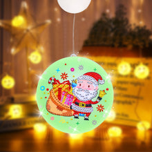 Load image into Gallery viewer, Double Sided Christmas Diamond Painting Battery Powered Chandelier for Home Room
