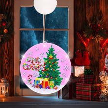 Load image into Gallery viewer, Double Sided Christmas Diamond Painting Battery Powered Chandelier for Home Room

