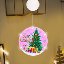 Load image into Gallery viewer, Double Sided Christmas Diamond Painting Battery Powered Chandelier for Home Room
