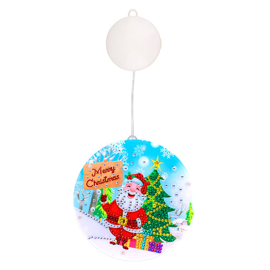 Double Sided Christmas Diamond Painting Battery Powered Chandelier for Home Room