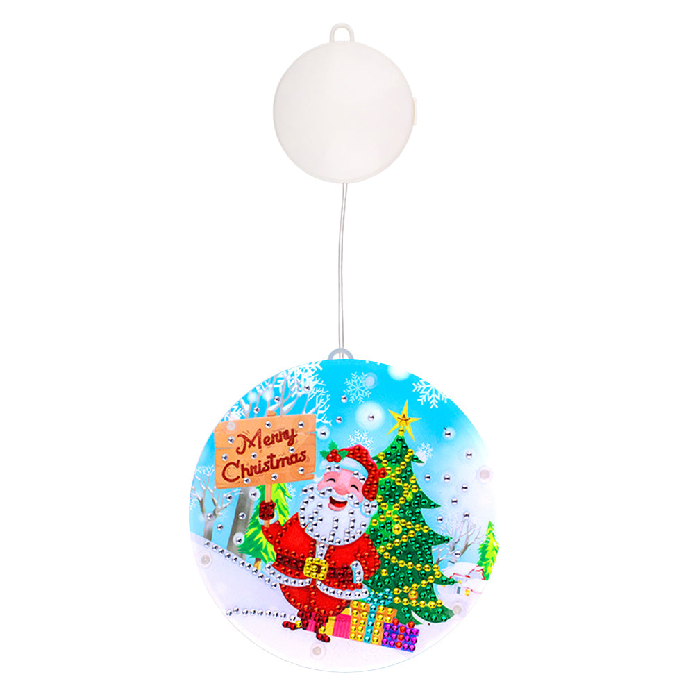 Double Sided Christmas Diamond Painting Battery Powered Chandelier for Home Room