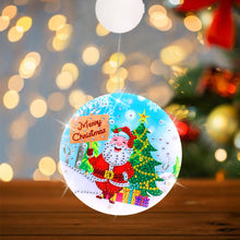 Load image into Gallery viewer, Double Sided Christmas Diamond Painting Battery Powered Chandelier for Home Room

