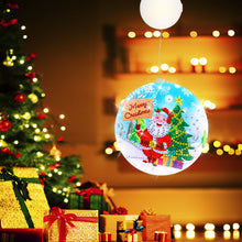 Load image into Gallery viewer, Double Sided Christmas Diamond Painting Battery Powered Chandelier for Home Room
