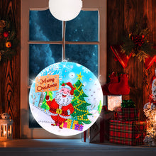 Load image into Gallery viewer, Double Sided Christmas Diamond Painting Battery Powered Chandelier for Home Room
