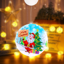 Load image into Gallery viewer, Double Sided Christmas Diamond Painting Battery Powered Chandelier for Home Room

