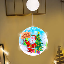 Load image into Gallery viewer, Double Sided Christmas Diamond Painting Battery Powered Chandelier for Home Room
