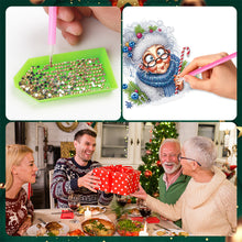 Load image into Gallery viewer, Christmas Grandma Diamond Painting Desktop Ornaments Kit for Adults Beginner (A)
