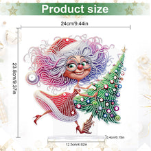 Load image into Gallery viewer, Christmas Grandma Diamond Painting Desktop Ornaments Kit for Adults Beginner (B)

