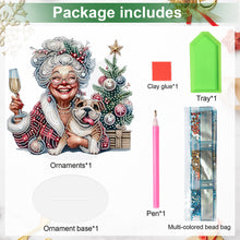 Load image into Gallery viewer, Christmas Grandma Diamond Painting Desktop Ornaments Kit for Adults Beginner (C)
