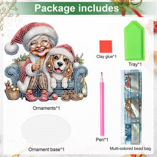 Load image into Gallery viewer, Christmas Grandma Diamond Painting Desktop Ornaments Kit for Adults Beginner (D)
