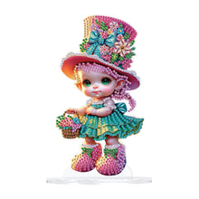 Load image into Gallery viewer, Cute Girl Diamond Painting Desktop Ornaments Kit for Home Office Decor (B)
