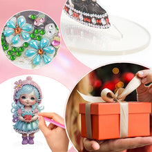 Load image into Gallery viewer, Cute Girl Diamond Painting Desktop Ornaments Kit for Home Office Decor (D)
