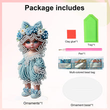 Load image into Gallery viewer, Cute Girl Diamond Painting Desktop Ornaments Kit for Home Office Decor (E)
