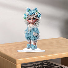 Load image into Gallery viewer, Cute Girl Diamond Painting Desktop Ornaments Kit for Home Office Decor (E)
