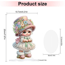 Load image into Gallery viewer, Cute Girl Diamond Painting Desktop Ornaments Kit for Home Office Decor (F)
