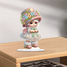 Load image into Gallery viewer, Cute Girl Diamond Painting Desktop Ornaments Kit for Home Office Decor (F)
