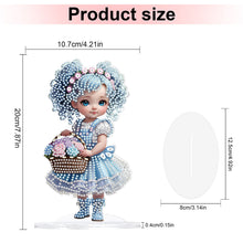 Load image into Gallery viewer, Cute Girl Diamond Painting Desktop Ornaments Kit for Home Office Decor (G)

