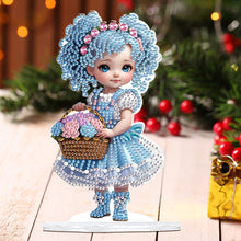 Load image into Gallery viewer, Cute Girl Diamond Painting Desktop Ornaments Kit for Home Office Decor (G)
