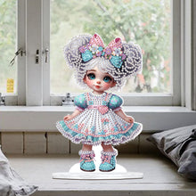 Load image into Gallery viewer, Cute Girl Diamond Painting Desktop Ornaments Kit for Home Office Decor (H)

