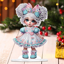 Load image into Gallery viewer, Cute Girl Diamond Painting Desktop Ornaments Kit for Home Office Decor (H)

