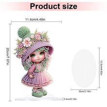 Load image into Gallery viewer, Cute Girl Diamond Painting Desktop Ornaments Kit for Home Office Decor (I)
