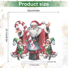 Load image into Gallery viewer, Santa Claus Diamond Painting Desktop Ornaments Kit Christmas Table Decor (A)
