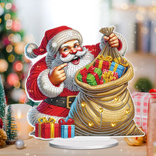 Load image into Gallery viewer, Santa Claus Diamond Painting Desktop Ornaments Kit Christmas Table Decor (C)
