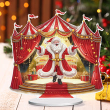 Load image into Gallery viewer, Santa Claus Diamond Painting Desktop Ornaments Kit Christmas Table Decor (F)
