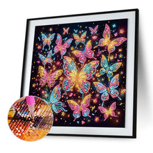 Load image into Gallery viewer, Diamond Painting - Partial Special Shaped - Butterfly (30*30CM)
