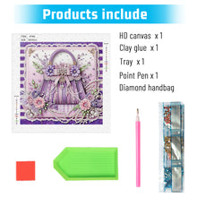 Load image into Gallery viewer, Diamond Painting - Partial Special Shaped - flower bag (30*30CM)
