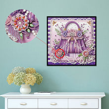 Load image into Gallery viewer, Diamond Painting - Partial Special Shaped - flower bag (30*30CM)
