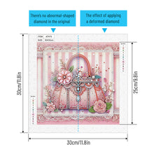 Load image into Gallery viewer, Diamond Painting - Partial Special Shaped - flower bag (30*30CM)
