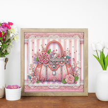 Load image into Gallery viewer, Diamond Painting - Partial Special Shaped - flower bag (30*30CM)
