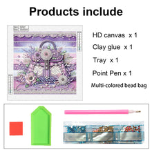 Load image into Gallery viewer, Diamond Painting - Partial Special Shaped - flower bag (30*30CM)
