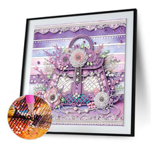 Load image into Gallery viewer, Diamond Painting - Partial Special Shaped - flower bag (30*30CM)
