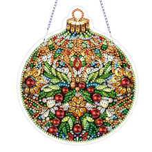 Load image into Gallery viewer, 3Pcs Acrylic Winter Christmas 5D DIY Diamond Painting Dot Pendant for Wall Decor
