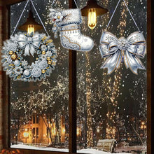 Load image into Gallery viewer, 3Pcs Acrylic Winter Christmas 5D DIY Diamond Painting Dot Pendant for Wall Decor
