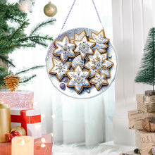 Load image into Gallery viewer, 3Pcs Acrylic Winter Christmas 5D DIY Diamond Painting Dot Pendant for Wall Decor
