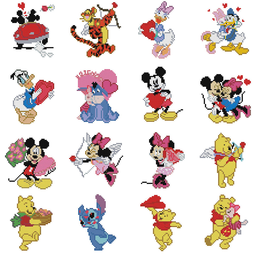 Mini Diamond Painting Set - Full Round - Love (15*15CM)