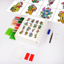 Load image into Gallery viewer, Mini Diamond Painting Set - Full Round - Christmas cartoon series (15*15CM)
