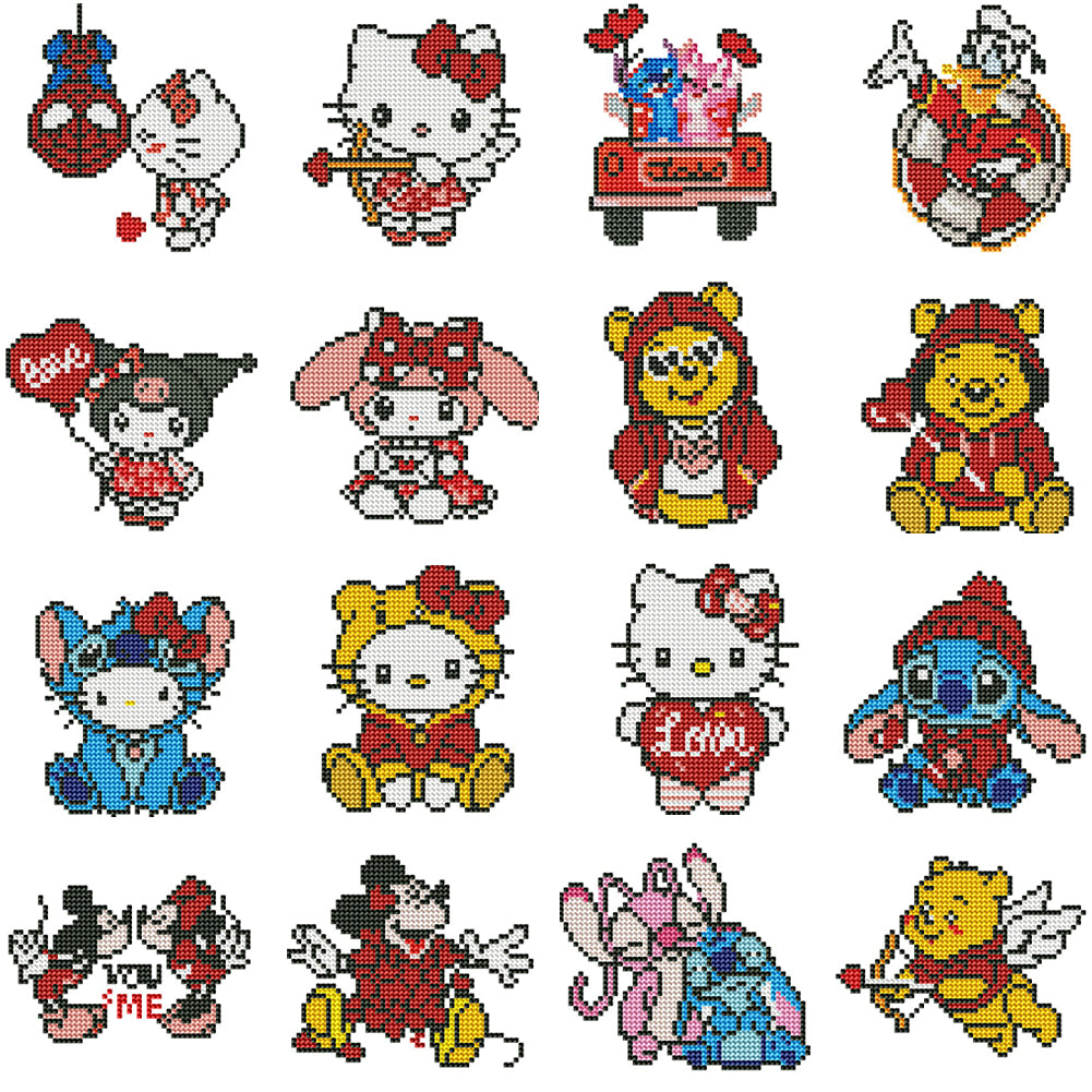 Mini Diamond Painting Set - Full Round - Love (15*15CM)