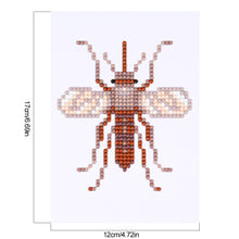Load image into Gallery viewer, Mini Diamond Painting Set - Full Round - Insects (12*17CM)
