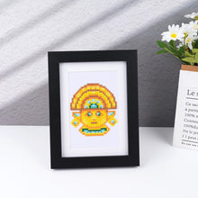 Load image into Gallery viewer, Mini Diamond Painting Set - Full Round - Indian mask (12*17CM)
