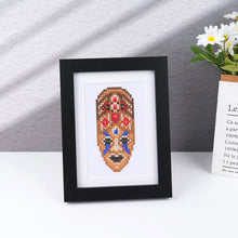 Load image into Gallery viewer, Mini Diamond Painting Set - Full Round - Indian mask (12*17CM)
