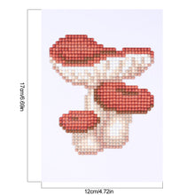 Load image into Gallery viewer, Mini Diamond Painting Set - Full Round - Mushrooms (12*17CM)
