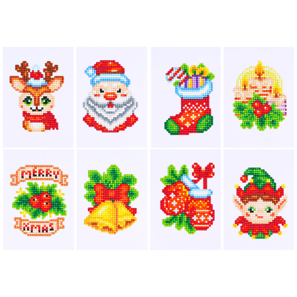 Mini Diamond Painting Set - Full Round - Christmas (12*17CM)