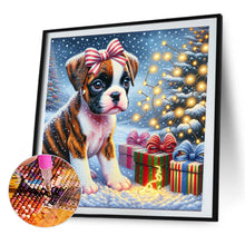 Load image into Gallery viewer, AB Diamond Painting - Full Square - Christmas Bulldog (40*40CM)
