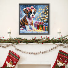 Load image into Gallery viewer, AB Diamond Painting - Full Square - Christmas Bulldog (40*40CM)
